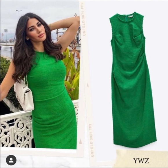 Zara blogger texture weave dress - Picture 13 of 15